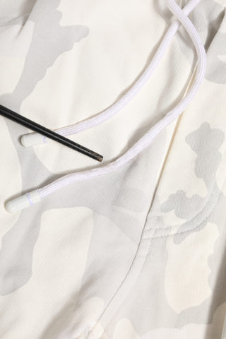 Weiße Camouflage Cargo Jogger Sweatpants Hose