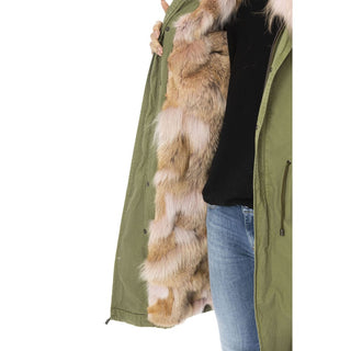 Armee Baumwoll-Parka für Damen