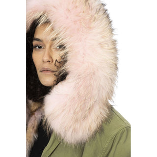 Armee Baumwoll-Parka für Damen