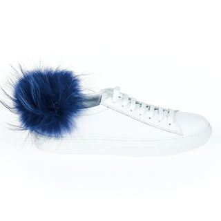 Sneaker für Damen aus weißem Lammleder