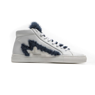 Weiße Leder-Sneaker für Damen
