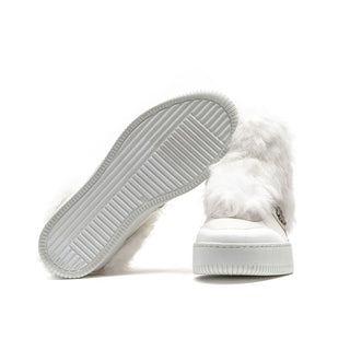 White Leather Women's Sneaker