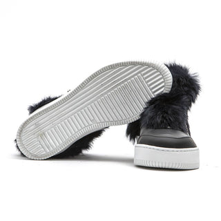 Blaue Baumwoll-Sneaker für Damen