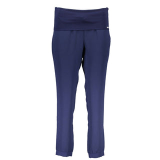 Blaue Polyester-Trainingshose für Damen