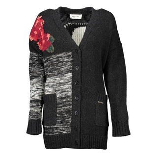 Nero Acryl Damen-Cardigan