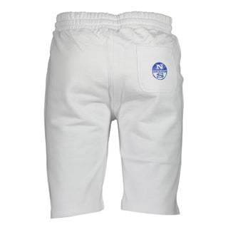 Pantalones deportivos de algodón blanco para hombre