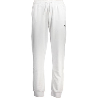 White Cotton Men's Sweatpants