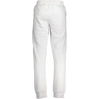 White Cotton Men's Sweatpants