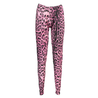 Leggings para mujer de algodón rosa