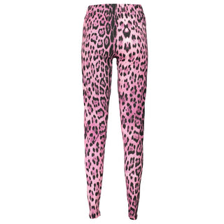 Leggings para mujer de algodón rosa
