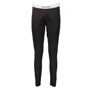 Schwarze Damen-Leggings aus Baumwolle