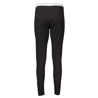 Schwarze Damen-Leggings aus Baumwolle