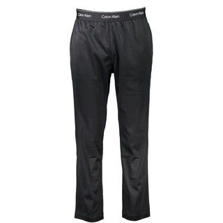 Schwarze Herren-Trainingshose aus Polyester
