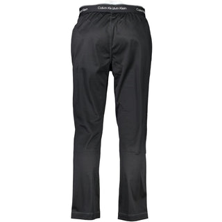 Schwarze Herren-Trainingshose aus Polyester