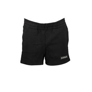 Schwarze Damen-Jogginghose aus Baumwolle