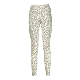 Weiße Baumwoll-Damen-Leggings