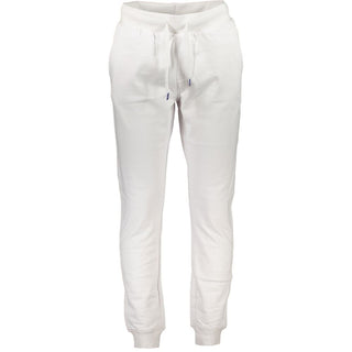Pantalón deportivo de algodón blanco para hombre