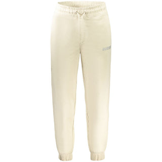 Beige Baumwoll-Sweatpant für Herren