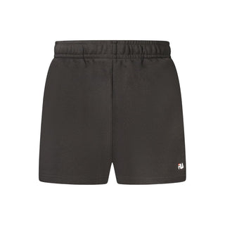 Schwarze Baumwoll-Sweatpants für Damen