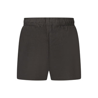 Schwarze Baumwoll-Sweatpants für Damen