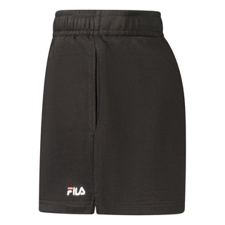 Schwarze Baumwoll-Sweatpants für Damen