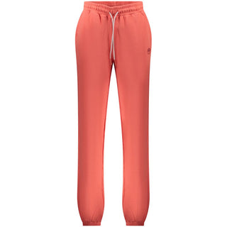 Pantalones de algodón rosa para mujer
