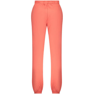 Pantalones de algodón rosa para mujer