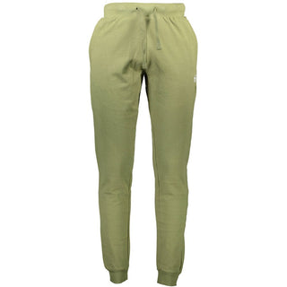 Pantalones deportivos de algodón verdes para hombre