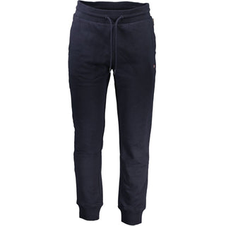 Pantalones deportivos de algodón azul para hombre
