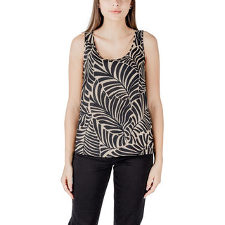 Zweifarbige Viskose-Tanktops
