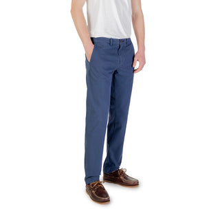 Blaue Skinny-Hose aus Baumwolle