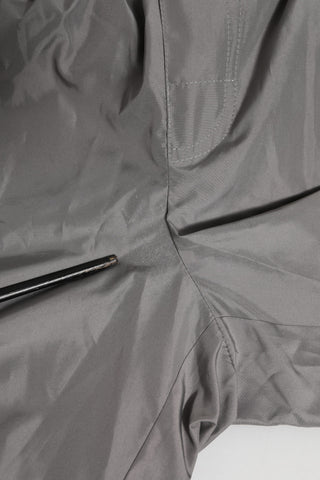 Pantalones cortos de playa con cinturilla elástica de nylon gris claro