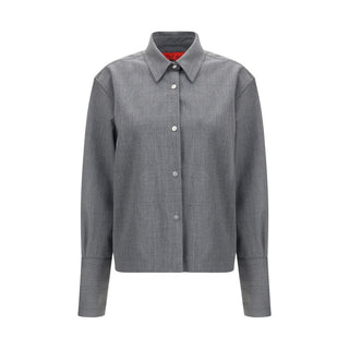 Gray Wool Oves Aries Shirt