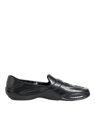 Black Rubber Slides Low Top Sneakers Shoes