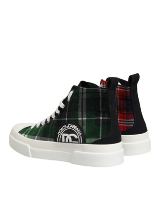 Zapatillas altas para hombre multicolor de algodón  