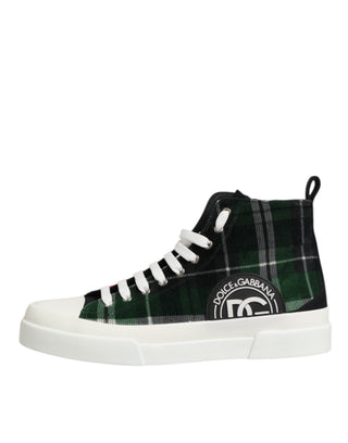 Zapatillas altas para hombre multicolor de algodón  