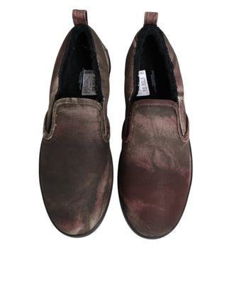 Mehrfarbige Baumwolle Low Top Slip On Herren-Sneaker Schuhe