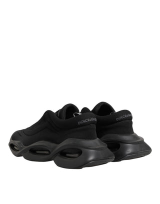 Zapatillas bajas para hombre negras con cordones y diseño Wave  