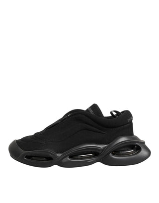 Zapatillas bajas para hombre negras con cordones y diseño Wave  