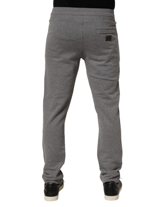 Baumwoll-Jogger-Sweatpants, Grau