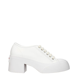 Zapatillas blancas de plataforma de cuero
