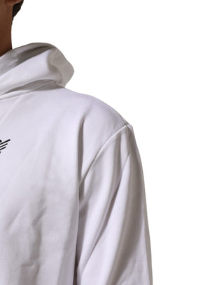 Sudadera con capucha blanca con Sagrado Corazón  