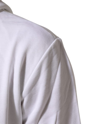 Weißer Kapuzenpullover "Heiliges Herz"