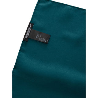 Pañuelo de bolsillo de seda verde