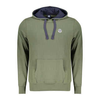 Sudadera para hombre de algodón verde