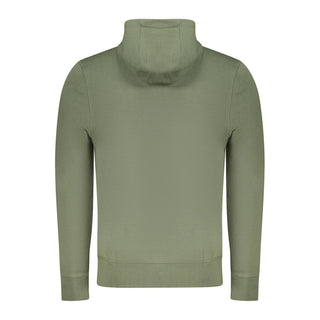 Sudadera para hombre de algodón verde