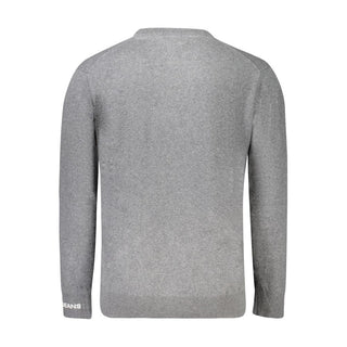 Suéter gris de algodón para hombre