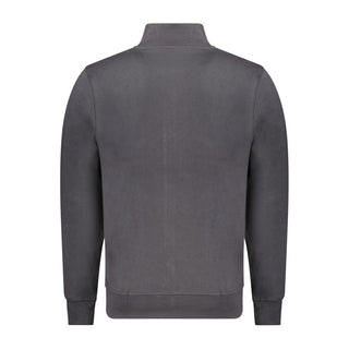 Black Cotton Men's Sweatshirt