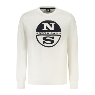 Sudadera de algodón blanca para hombre