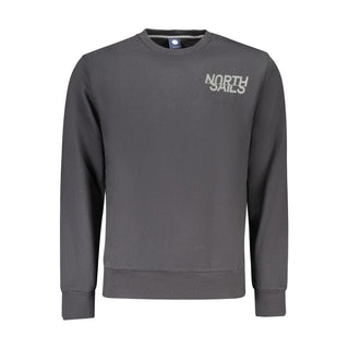Schwarzes Baumwoll-Sweatshirt für Herren